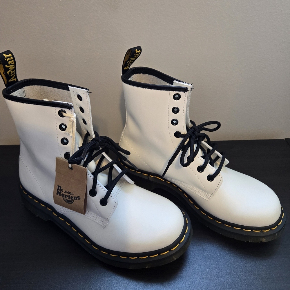 Dr. Martens 1460 White boots